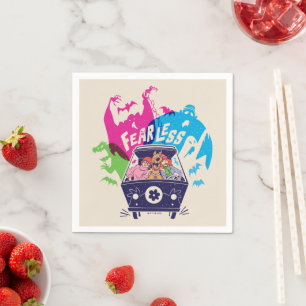 Serviette En Papier Scooby-Doo   La Machine Mystérieuse Sans Peur