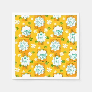 Serviette En Papier Scooby-Doo | Modèle floral de caractère