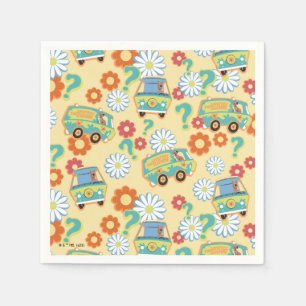 Serviette En Papier Scooby-Doo Mystery Motif de fleurs