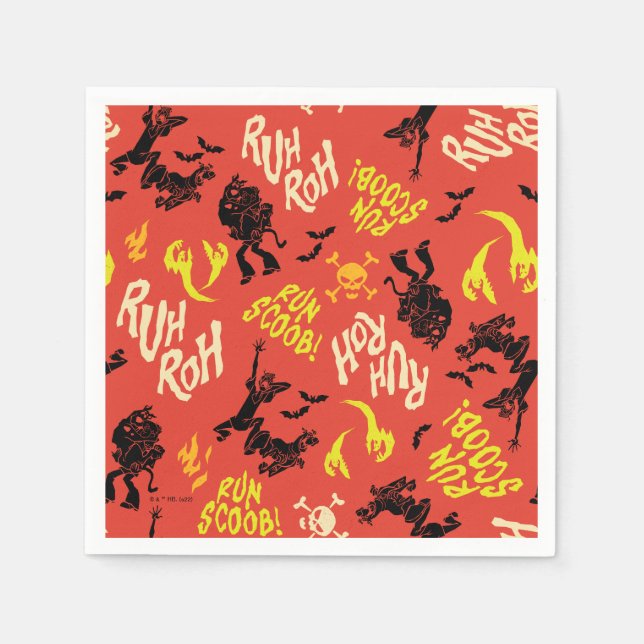 Serviette En Papier Scooby-Doo | Ruh Roh Run Scoob ! Motif (Devant)