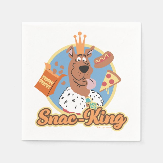 Serviette En Papier Scooby-Doo Snac-King (Devant)