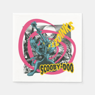 Serviette En Papier Scooby-Doo Zoinks Punk Guitare Graphisme