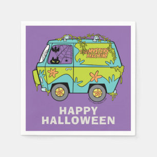 Serviette En Papier Scooby la Mystery Machine