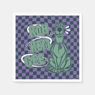 Serviette En Papier Scooby rétro "OMG"