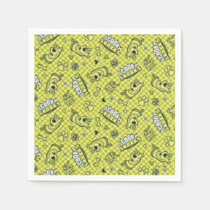 Serviette En Papier Scooby Snacks Galore Checker Motif