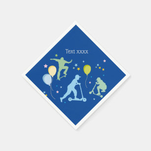 Serviette En Papier Scooters, Vélos, Skateboards, chevaucher