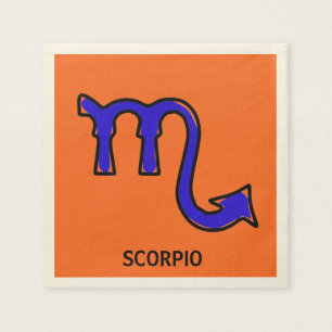 Serviette En Papier Scorpio
