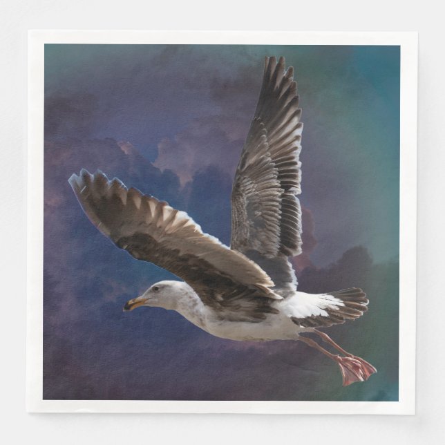 SERVIETTE EN PAPIER SEAGULL (Devant)
