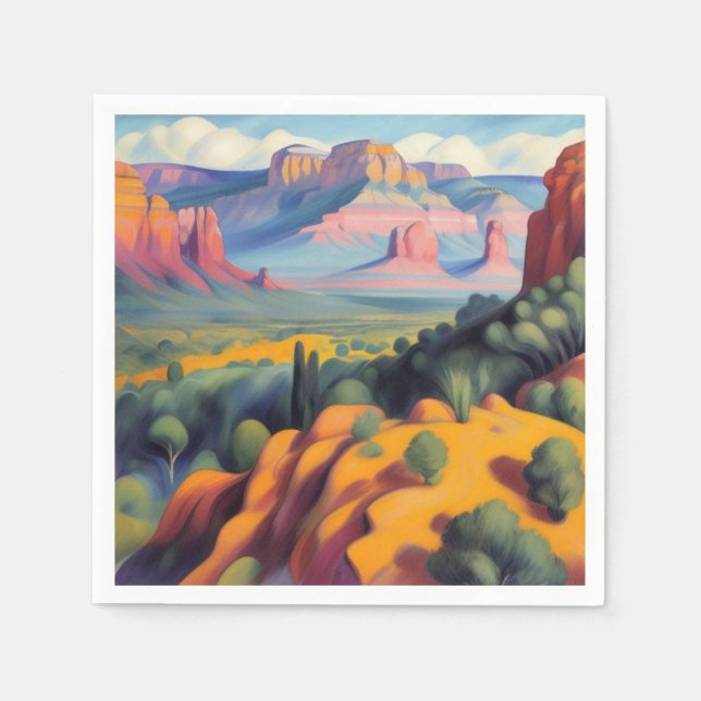 Serviette En Papier Sedona, Arizona (Devant)