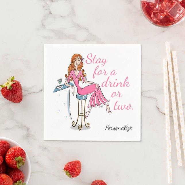 Serviette En Papier Séjournez pour un verre ou deux serviettes personn (En situation)