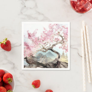 Serviette En Papier Serenade Cherry Blossom