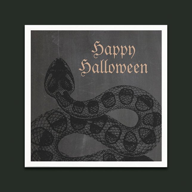Serviette En Papier Serpent d'Halloween adulte (Créateur téléchargé)