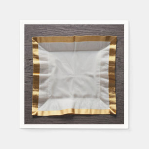 Serviette En Papier Serrure en or
