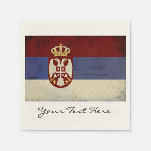 Serviette En Papier Serserbe Flag Party Napkins