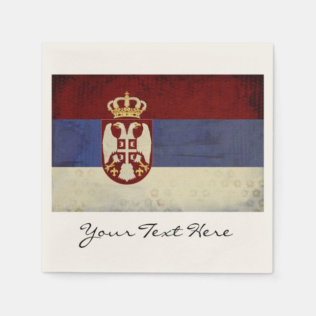 Serviette En Papier Serserbe Flag Party Napkins (Devant)