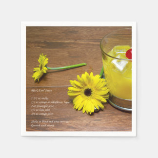 Serviette En Papier Serviette de cocktail de Susan d'oeil au beurre
