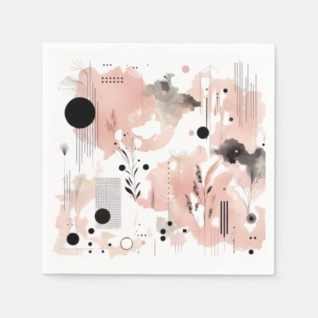 Serviette En Papier serviette de fête, anniversaire, mariage (Devant)