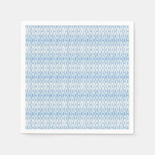 Serviette En Papier Serviette de papier de conception bleue et blanche