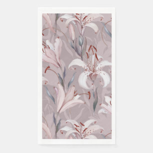 Serviette En Papier Serviette de papier Elegant Lily 