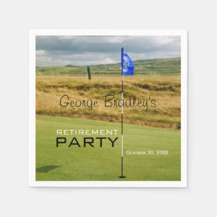 Serviette En Papier Serviette de papier personnalisée par golf de