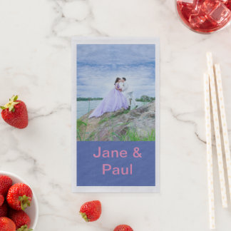 Serviette En Papier Serviette d'hôtes mariage Napkin