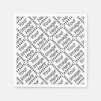 Serviette En Papier Serviette papier personnalisée - Blanc standard (C