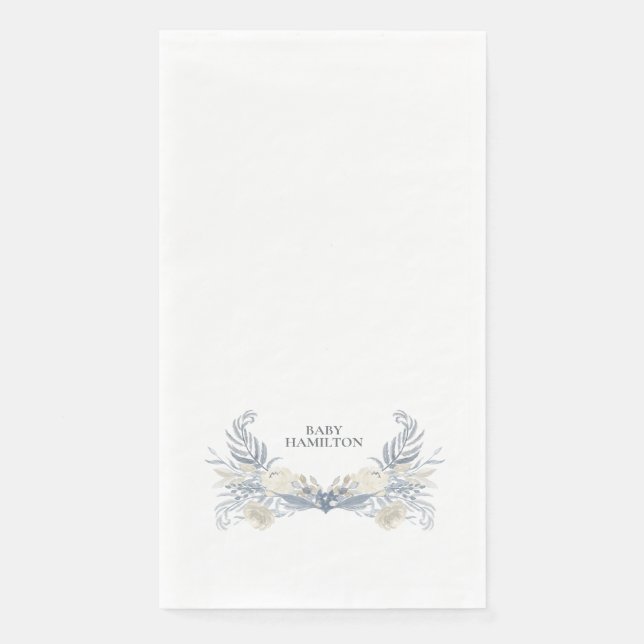 Serviette En Papier Serviette personnalisée Blu Heron (Devant)