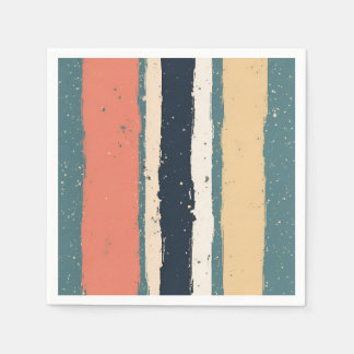 Serviette En Papier serviette rayée