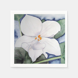 Serviette En Papier Serviette rôle violette africaine en aquarelle