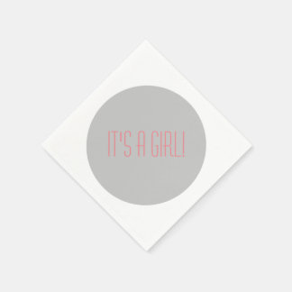 Serviette En Papier Serviettes à cocktails pois gris et blanc