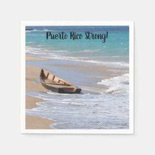 Serviette En Papier Serviettes à cocktails "Porto Rico Strong"