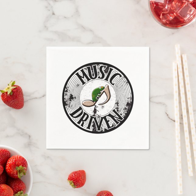 Serviette En Papier Serviettes à musique (En situation)