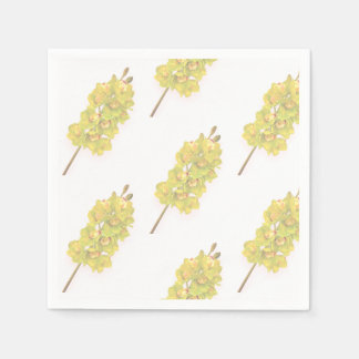 Serviette En Papier Serviettes à orchidées