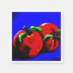 Serviette En Papier Serviettes abstraites d'Apple