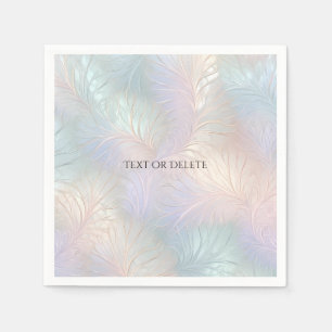 Serviette En Papier Serviettes Abstraites Iridescentes
