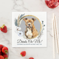 Serviettes American Staffordshire Terrier avec pho