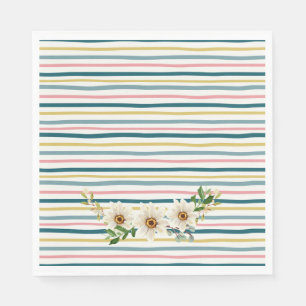 Serviette En Papier Serviettes assorties pour douche de pique-nique