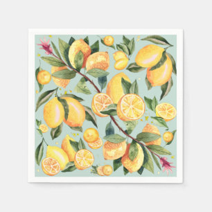 Serviette En Papier Serviettes au citron