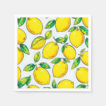 serviettes au citron