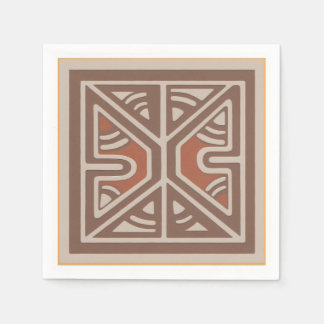 Serviette En Papier Serviettes avec art inspiré de Nouvelle-Guinée