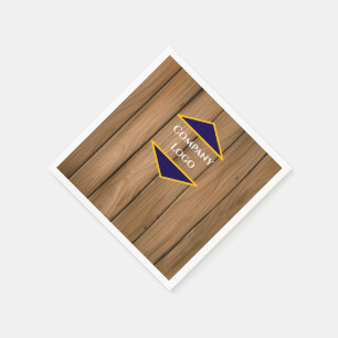 Serviette En Papier Serviettes avec logo personnalisé d'entreprise