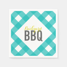Serviettes BBQ en papier (personnalisables)