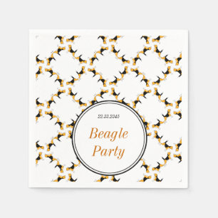 Serviette En Papier Serviettes Beagle