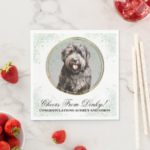 Serviette En Papier Serviettes Bouvier des Flandres avec photo de chie