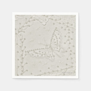 Serviette En Papier Serviettes brodées de conception d'édredon fol