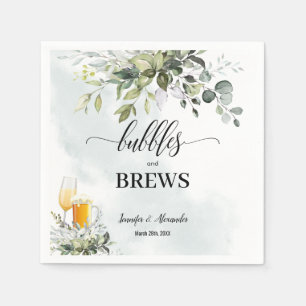 Serviette En Papier Serviettes Bubbles & Brews