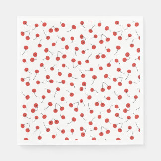 Serviette En Papier Serviettes cerises