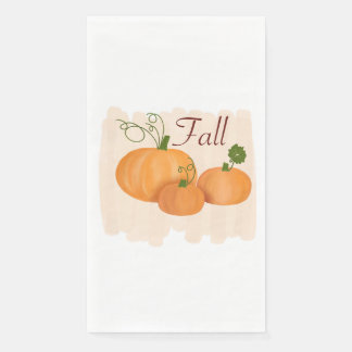 Serviette En Papier Serviettes citrouilles d'automne