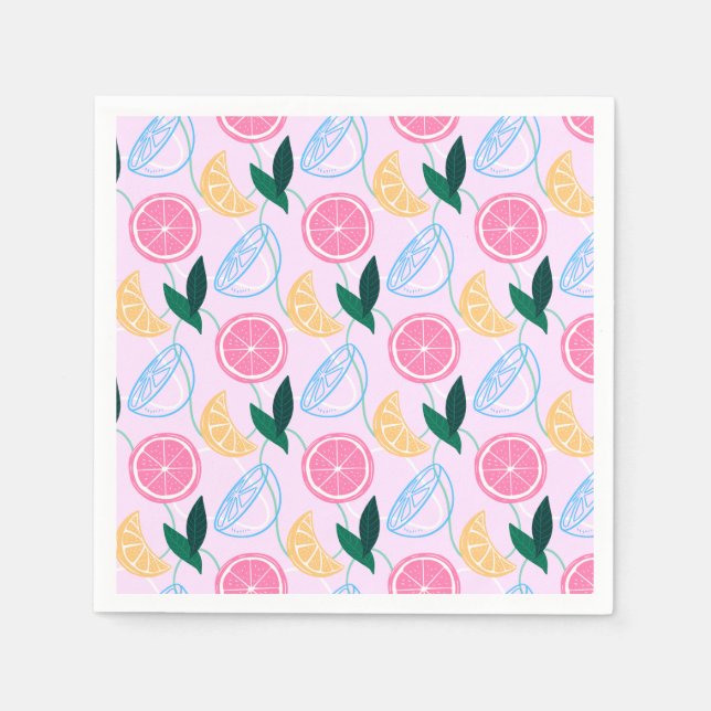 Serviette En Papier Serviettes Citrus (Devant)