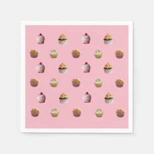 Serviette En Papier Serviettes Colorées Gâteaux